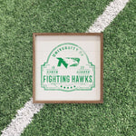 Load image into Gallery viewer, North Dakota Fighting Hawks Artwork | North Dakota Fighting Haks Wall Art (Officially Licensed)Square
