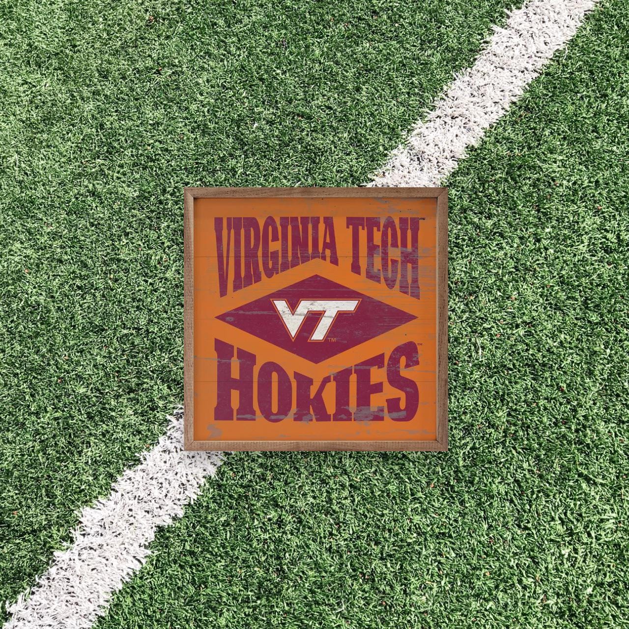 Virginia Tech Hokies Artwork | Virginia Tech Hokies Wall Art (Officially Licensed)Square