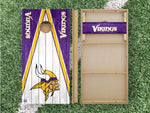 Load image into Gallery viewer, Minnesota Vikings Cornhole Boards 2x4 | Officially Licensed
