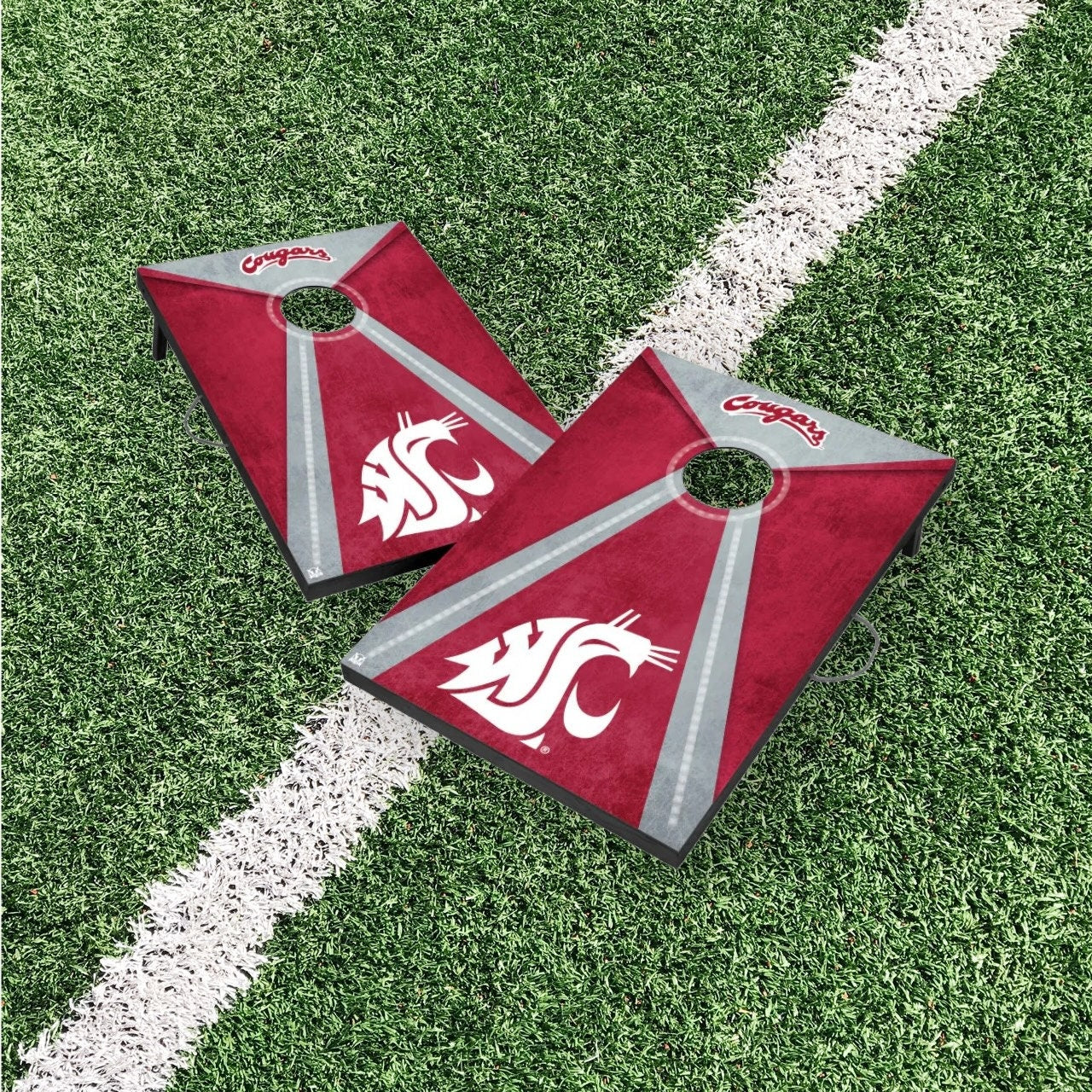 Washington State Cougars LED Cornhole Boards 2x3  Officially licensed