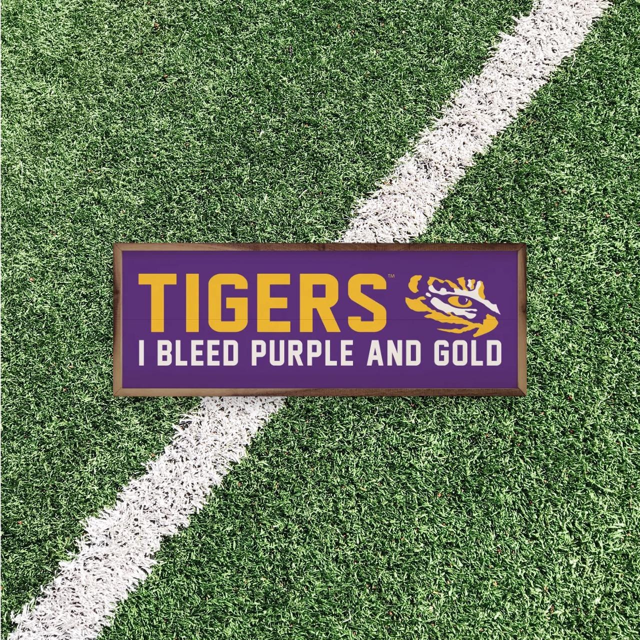 LSU Tigers Artwork | LSU Tigers Wall Art (Officially Licensed) Rectangle