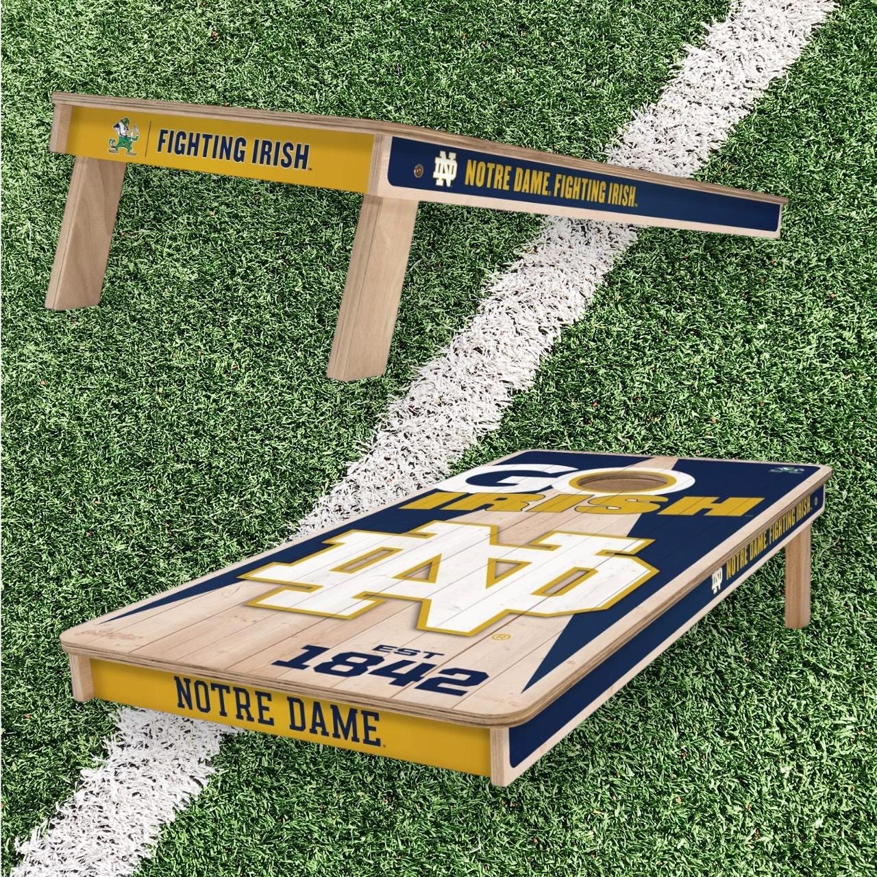 Notre Dame Fighting Irish Cornhole Boards 2x4 (Officially Licensed)