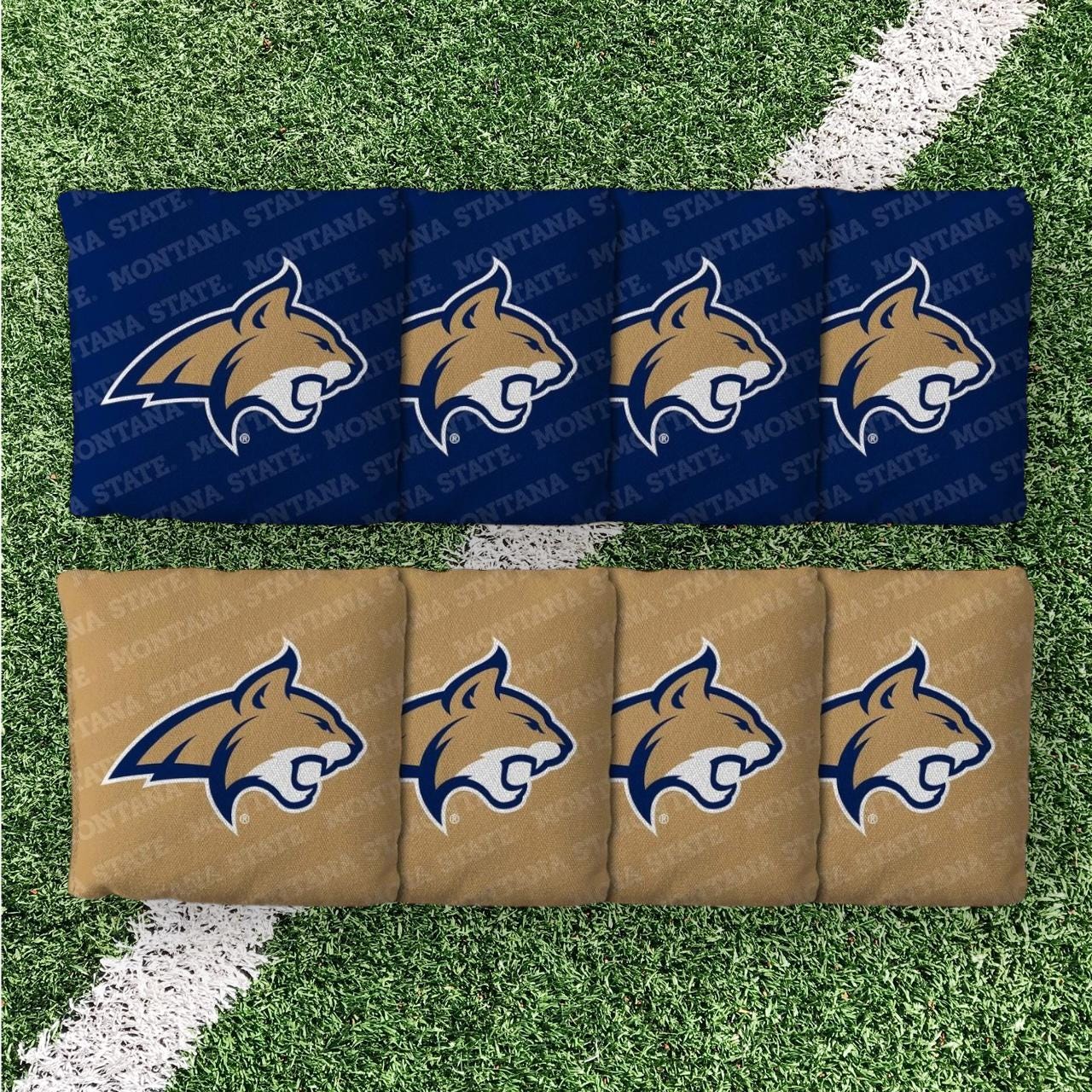 Montana State Bobcats Cornhole Boards 2x4 (Officially Licensed)