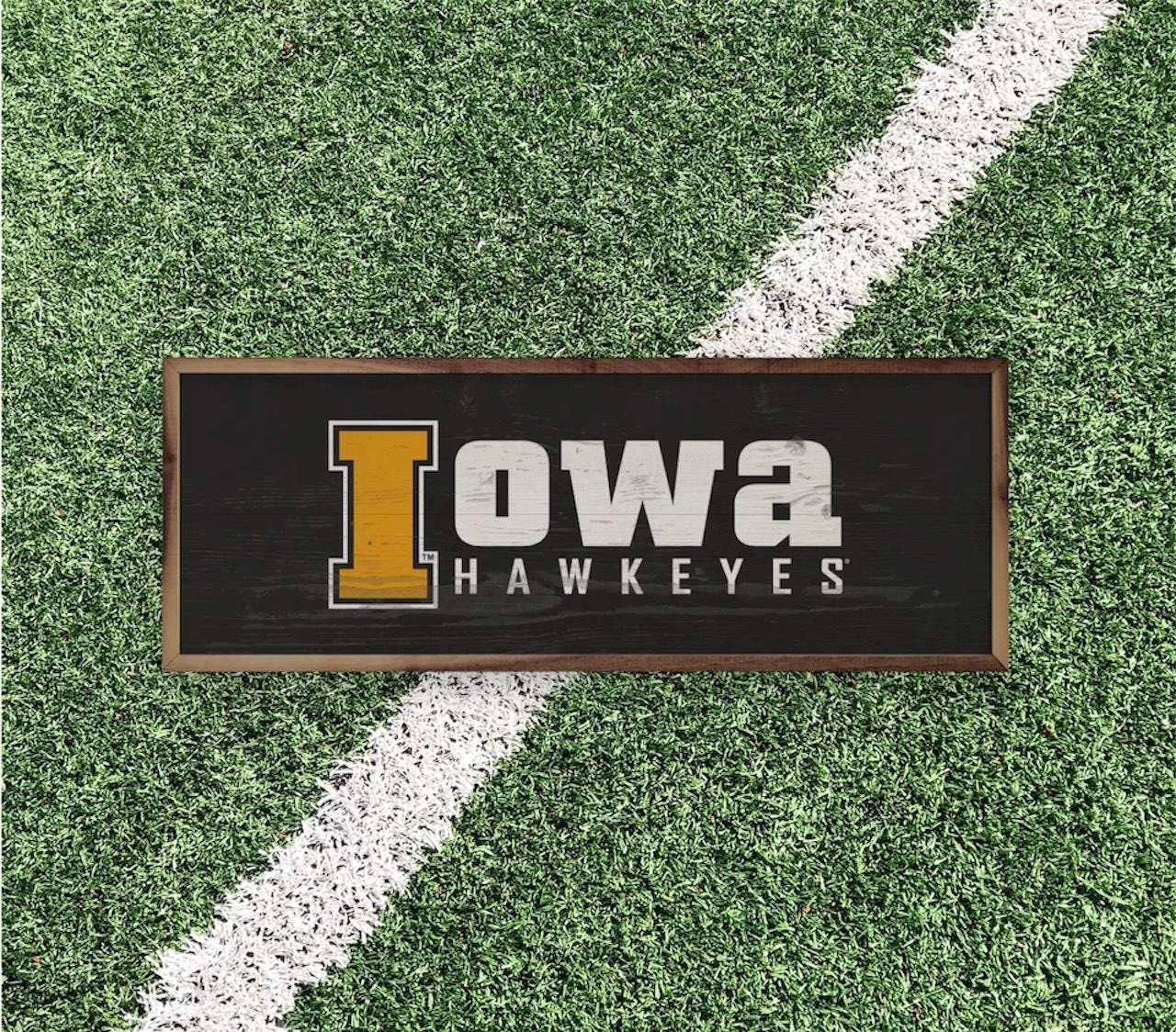 Iowa Hawkeyes Artwork | Iowa Hawkeyes Wall Art (Officially Licensed) Rectangle Rectangle