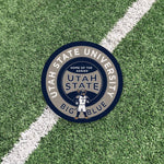 Load image into Gallery viewer, Utah State Aggies Artwork | Utah State Aggies Wall Art (Officially Licensed) Circle
