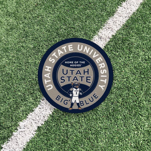 Utah State Aggies Artwork | Utah State Aggies Wall Art (Officially Licensed) Circle