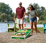 Load image into Gallery viewer, Oregon Ducks Cornhole Boards 2x4 (Officially Licensed)
