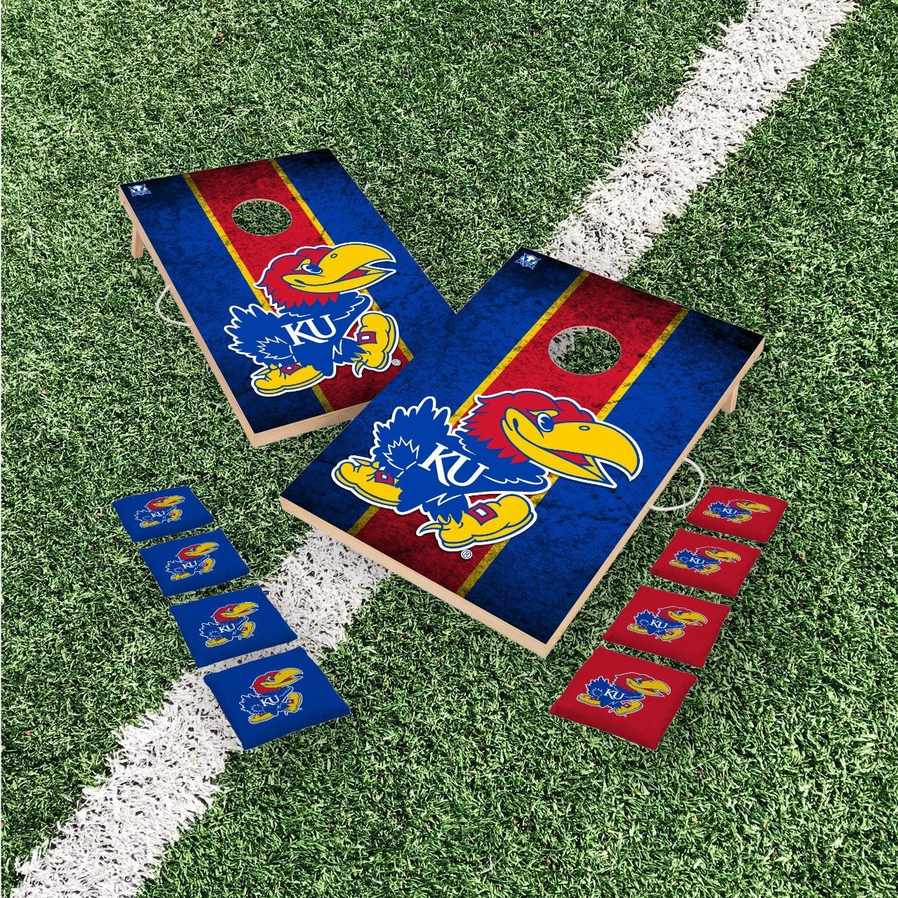 Kansas Jayhawks Cornhole Boards 2x3 | Officially Licensed