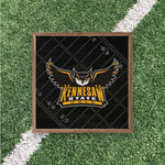 Load image into Gallery viewer, Kennesaw State Owls Artwork | Kennesaw State Owls Wall Art (Officially Licensed)Square
