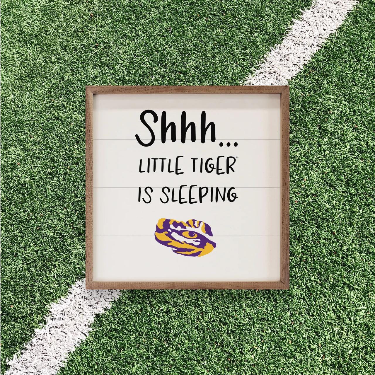 LSU Tigers Artwork | LSU Tigers Wall Art (Officially Licensed)Square