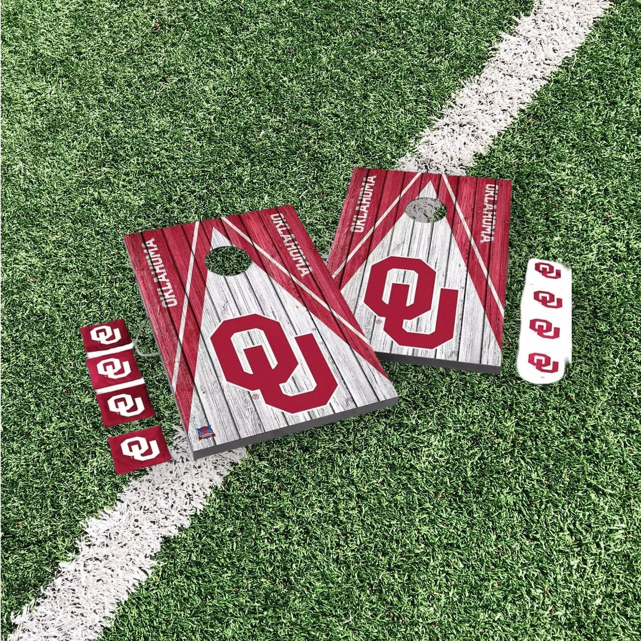 Oklahoma Sooners Cornhole Boards 2x3 | Officially Licensed