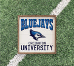 Load image into Gallery viewer, Creighton Bluejays Artwork | Creighton Bluejays Wall Art (Officially Licensed)Square
