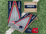 Load image into Gallery viewer, New England Patriots Cornhole Boards 2x4 | Officially Licensed
