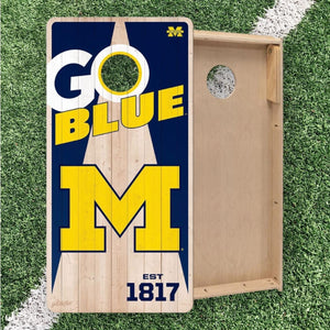 Michigan Wolverines Cornhole Boards 2x4 (Officially Licensed)