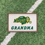 Load image into Gallery viewer, North Dakota State Bison Artwork | North Dakota State Bison Wall Art (Officially Licensed) Block
