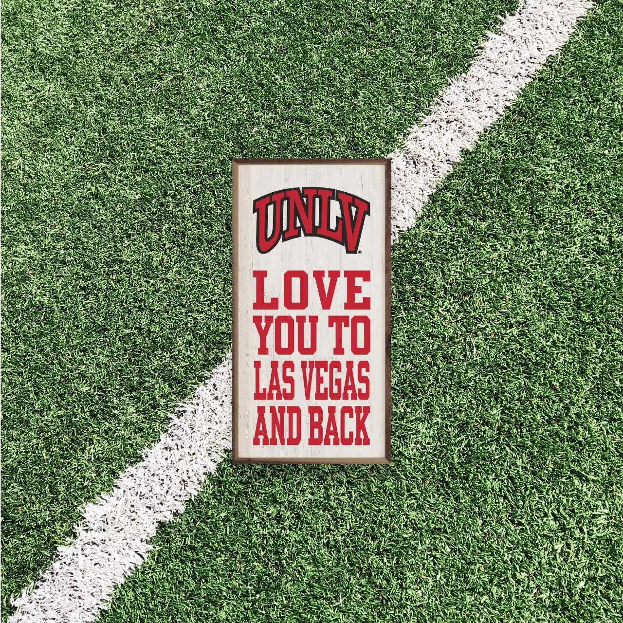 UNLV Rebels Artwork Vertical | UNLV Rebels Wall Art (Officially Licensed) Vertical Wide