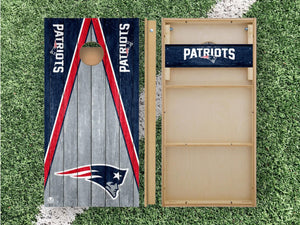 New England Patriots Cornhole Boards 2x4 | Officially Licensed