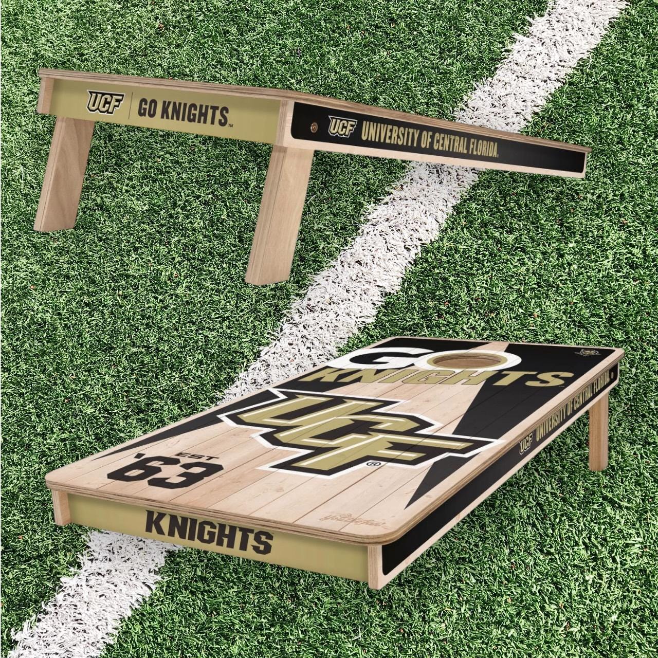 UCF Knights Cornhole Boards 2x4 (Officially Licensed)