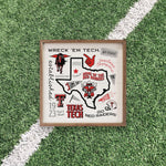 Load image into Gallery viewer, Texas Tech Red Raiders Artwork | Texas Tech Red Raiders  Wall Art (Officially Licensed) Square
