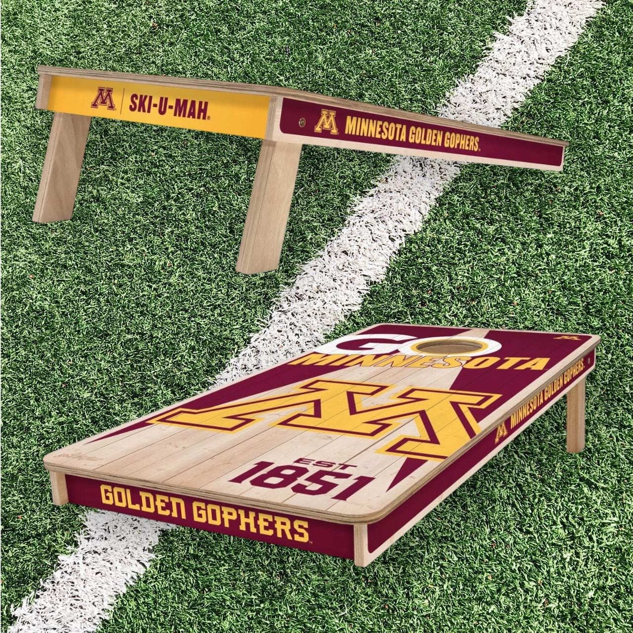 Minnesota Gophers Cornhole Boards 2x4 (Officially Licensed)