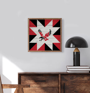 Eastern Washington Eagles Artwork | Eastern Washington Eagles Wall Art (Officially Licensed)Square