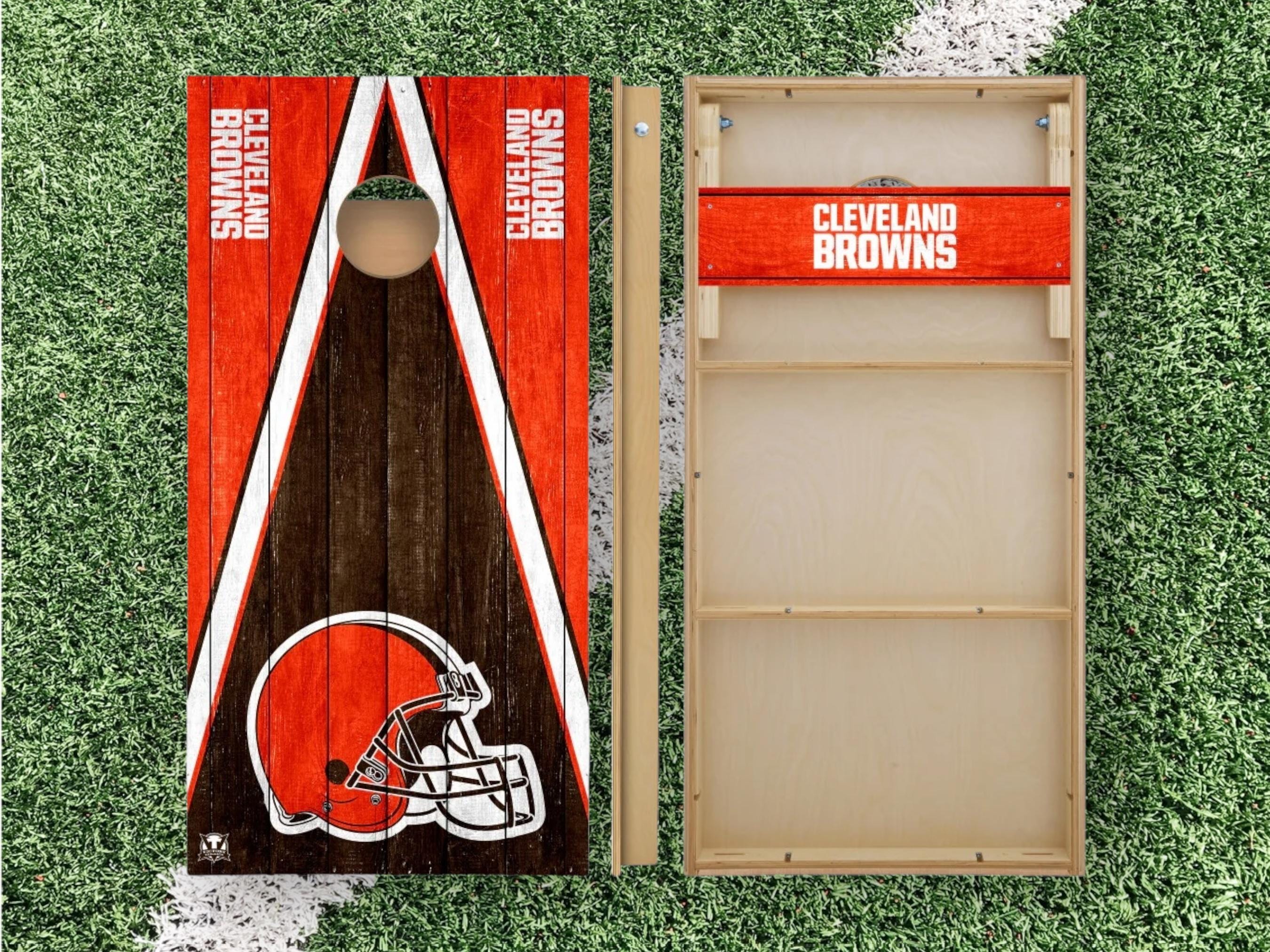 Cleveland Browns Cornhole Boards 2x4 | Officially Licensed