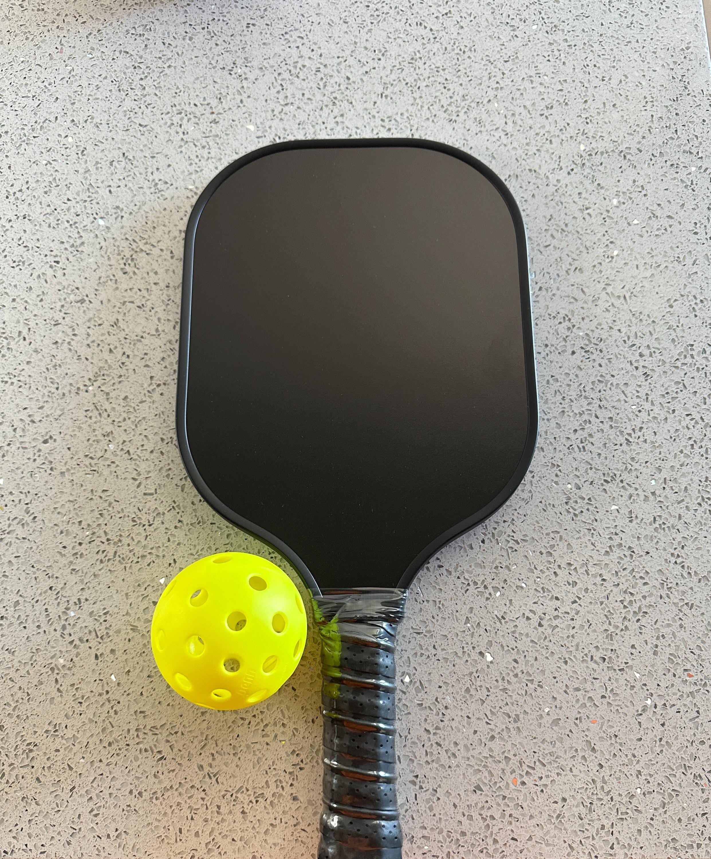 Pickleball Paddle Blank (Black) Custom Pickleball paddles