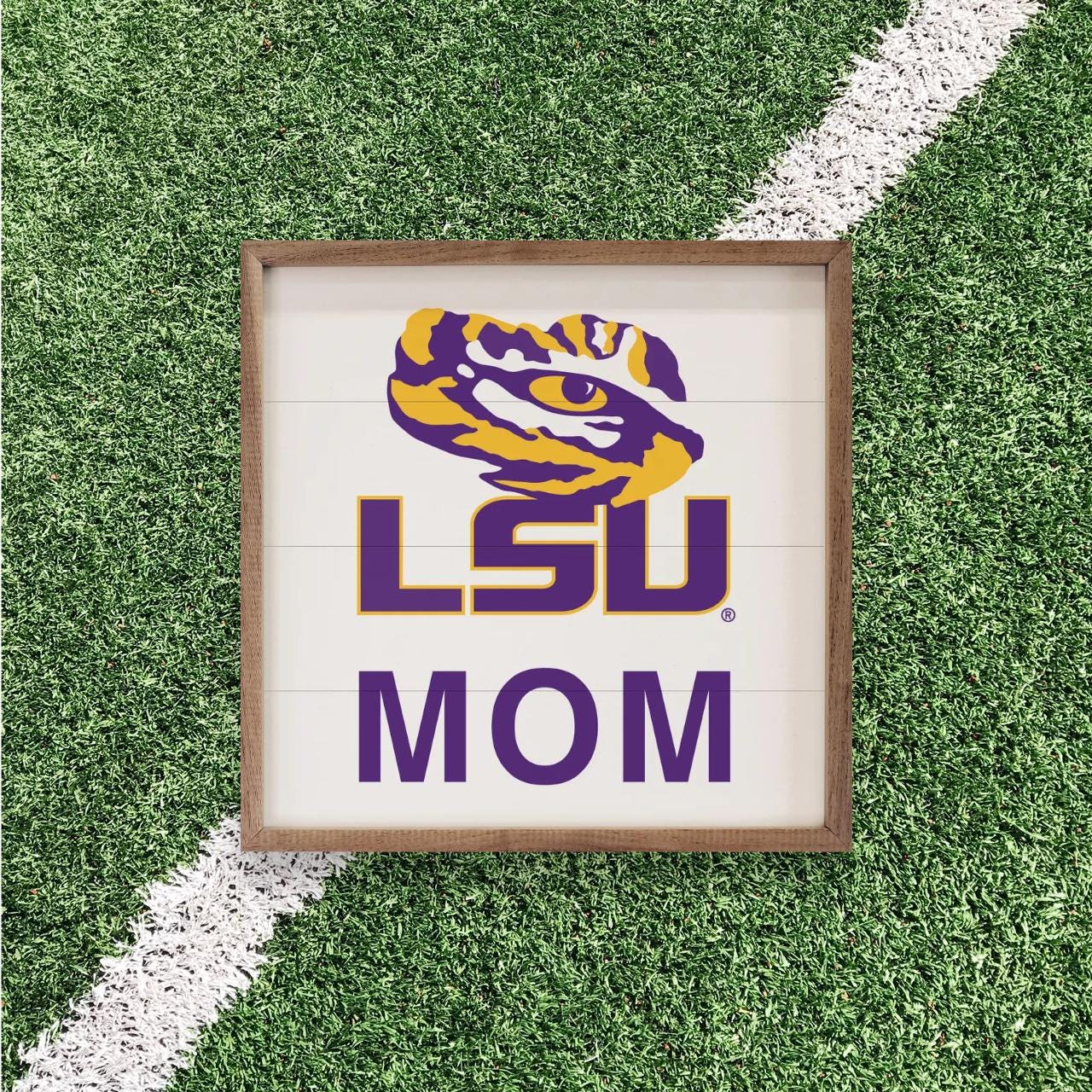 LSU Tigers Artwork | LSU Tigers Wall Art (Officially Licensed)Square