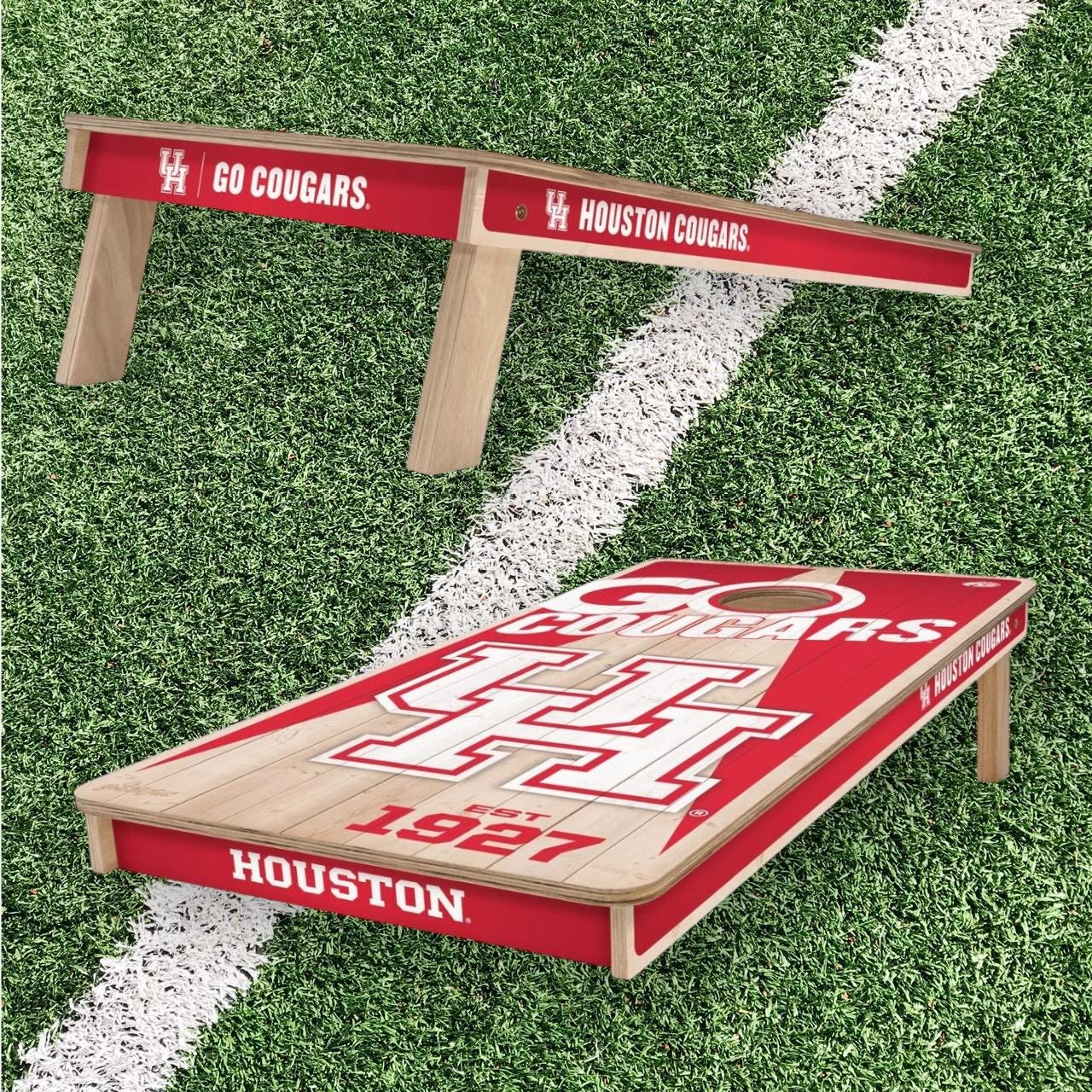 Houston Cougars Cornhole Boards 2x4 (Officially Licensed)