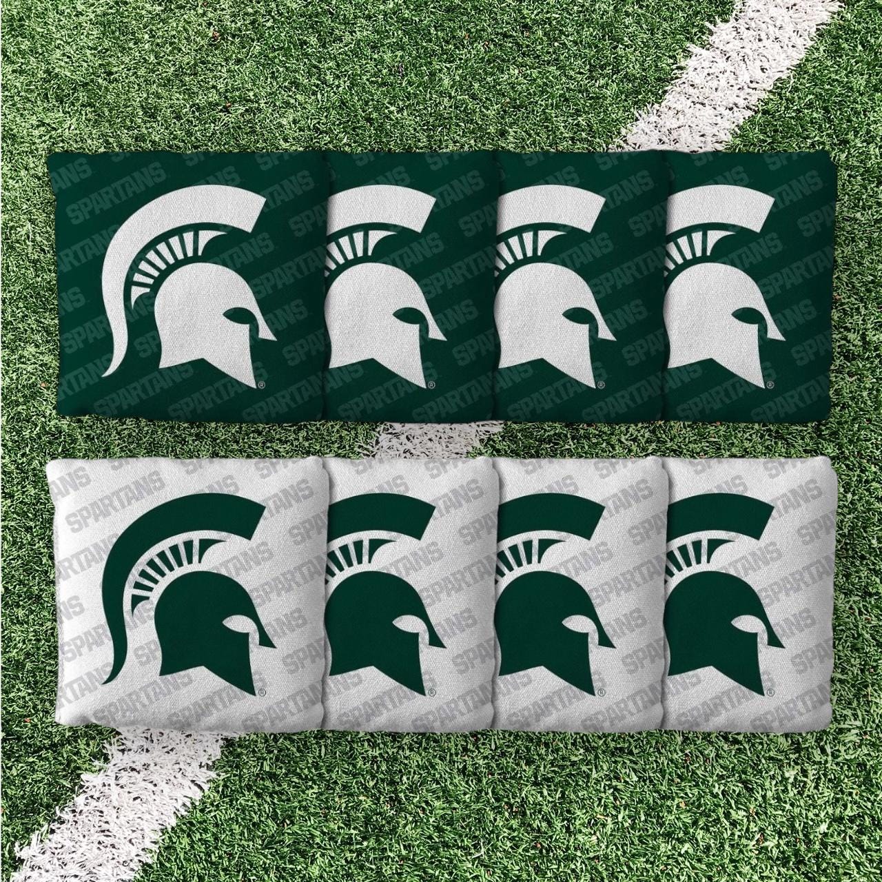 Michigan State Spartans Cornhole Boards 2x4 (Officially Licensed)