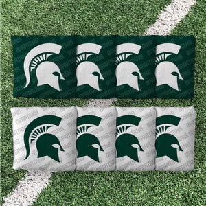 Michigan State Spartans Cornhole Boards 2x4 (Officially Licensed)