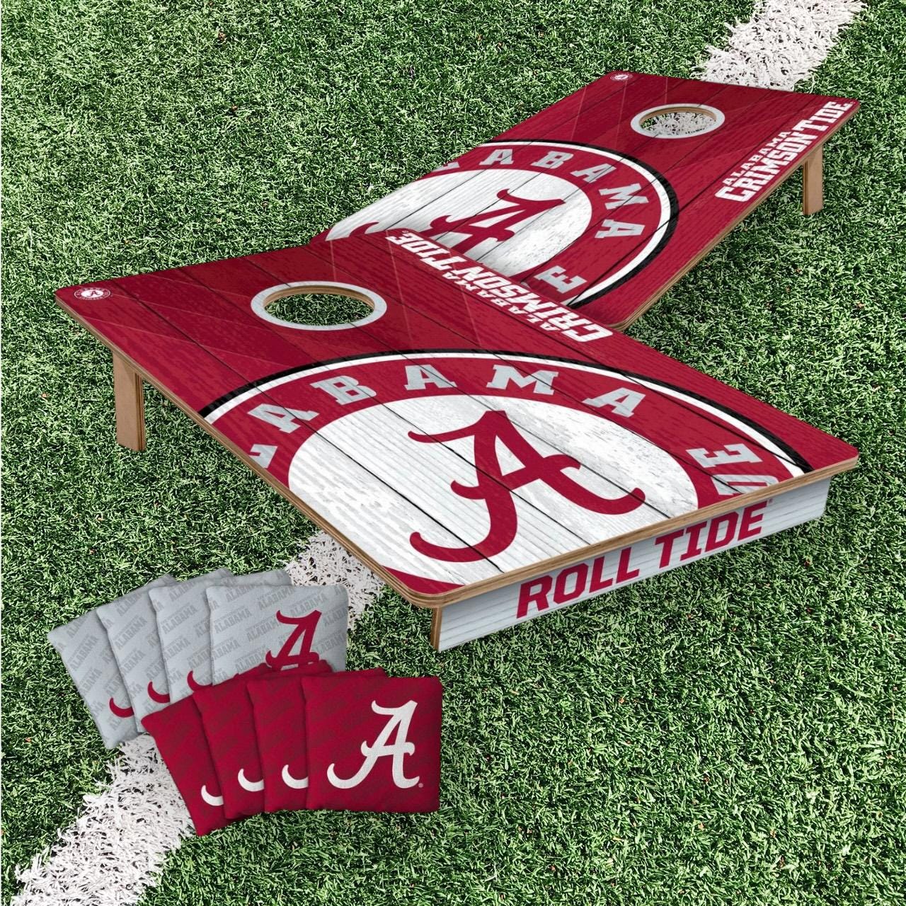 Alabama Crimson Tide Cornhole Boards 2x3 (Officially Licensed)