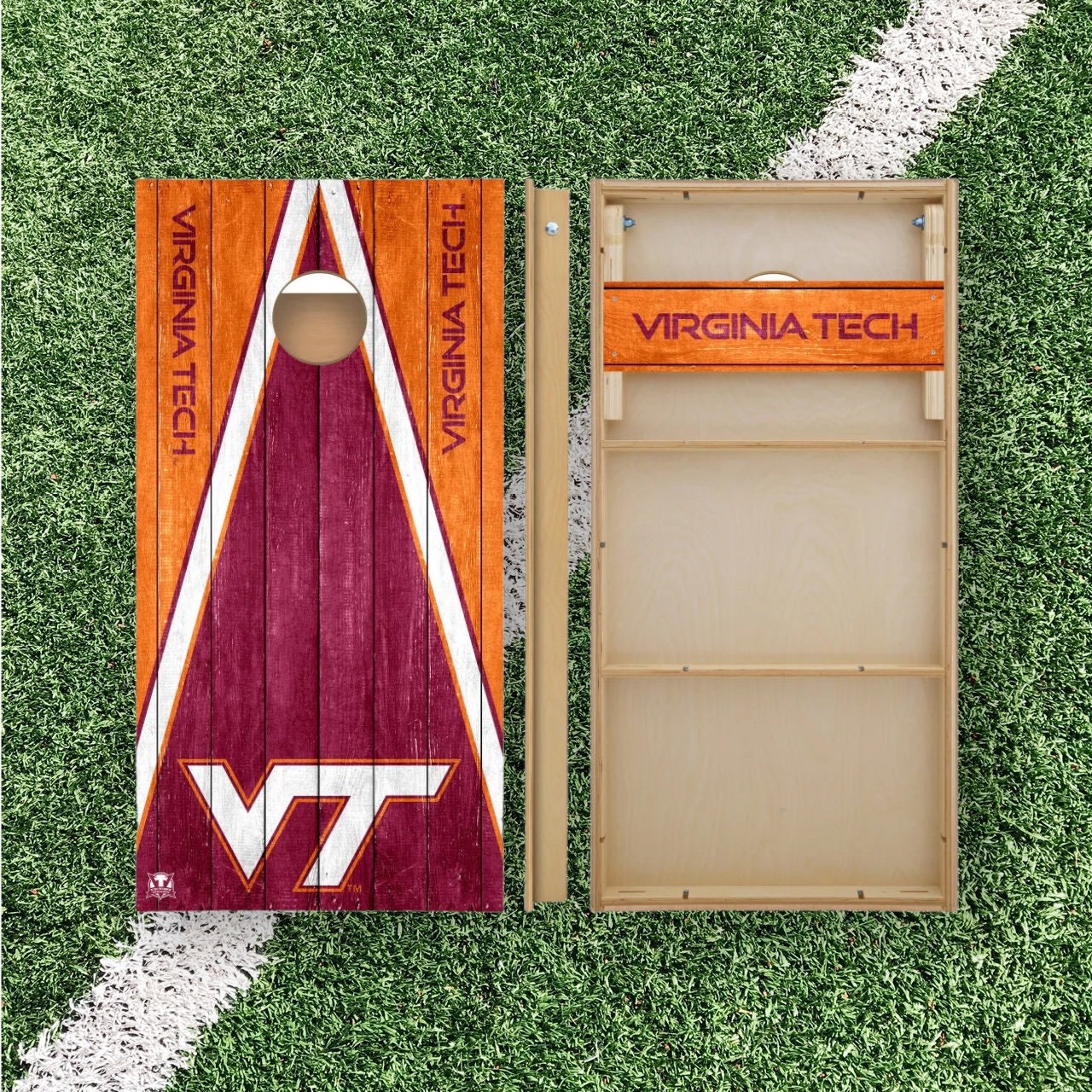 Virginia Tech Hokies Cornhole Boards 2x4 | Officially Licensed