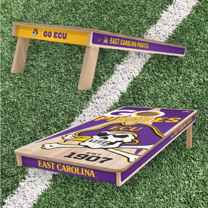 ECU Pirates Cornhole Boards 2x4 (Officially Licensed)