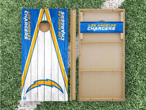 Los Angeles Chargers Cornhole Boards 2x4 | Officially Licensed