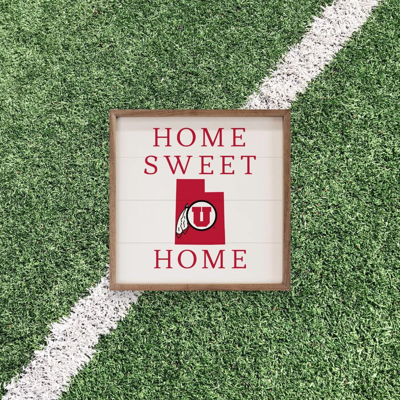 Utah Utes Artwork | Utah Utes Wall Art (Officially Licensed)Square