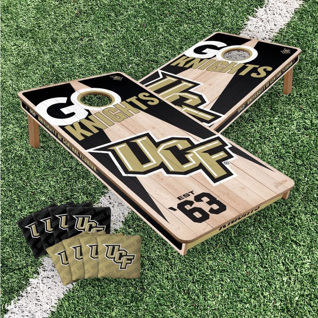 UCF Knights Cornhole Boards 2x4 (Officially Licensed)