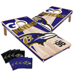 Load image into Gallery viewer, Baltimore Ravens Cornhole Boards 2x4
