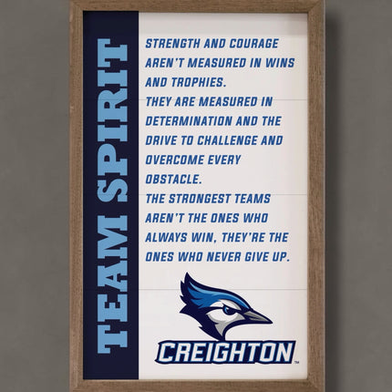 Creighton BlueJays Wall Art