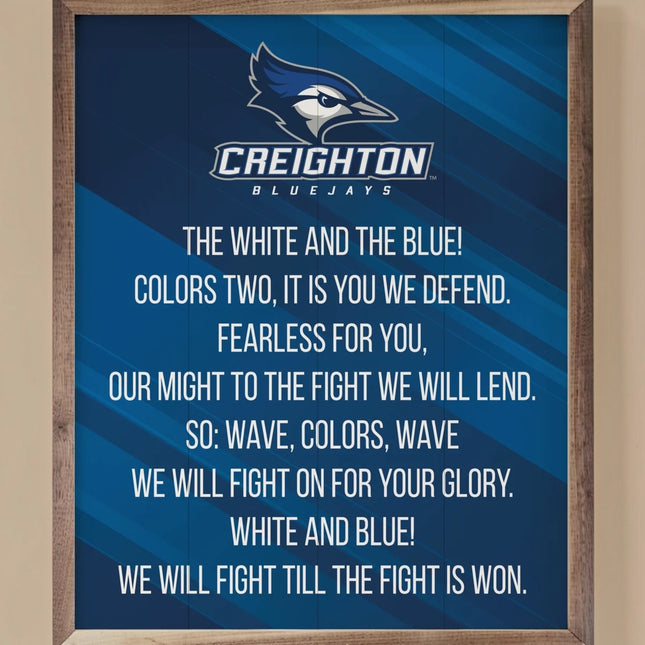 Creighton BlueJays Wall Art