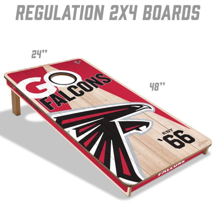 Atlanta Falcons Cornhole Boards 2x4