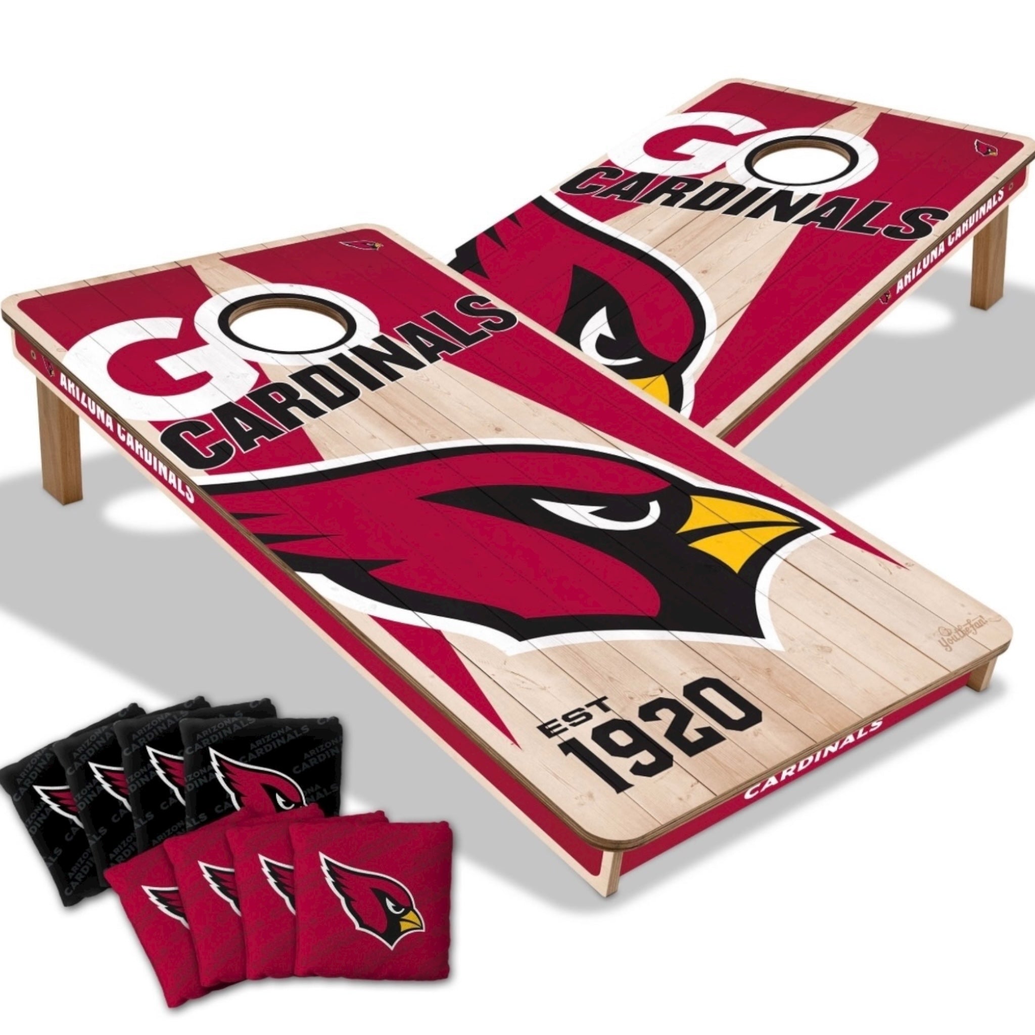 Arizona Cardinals Cornhole Boards 2x4