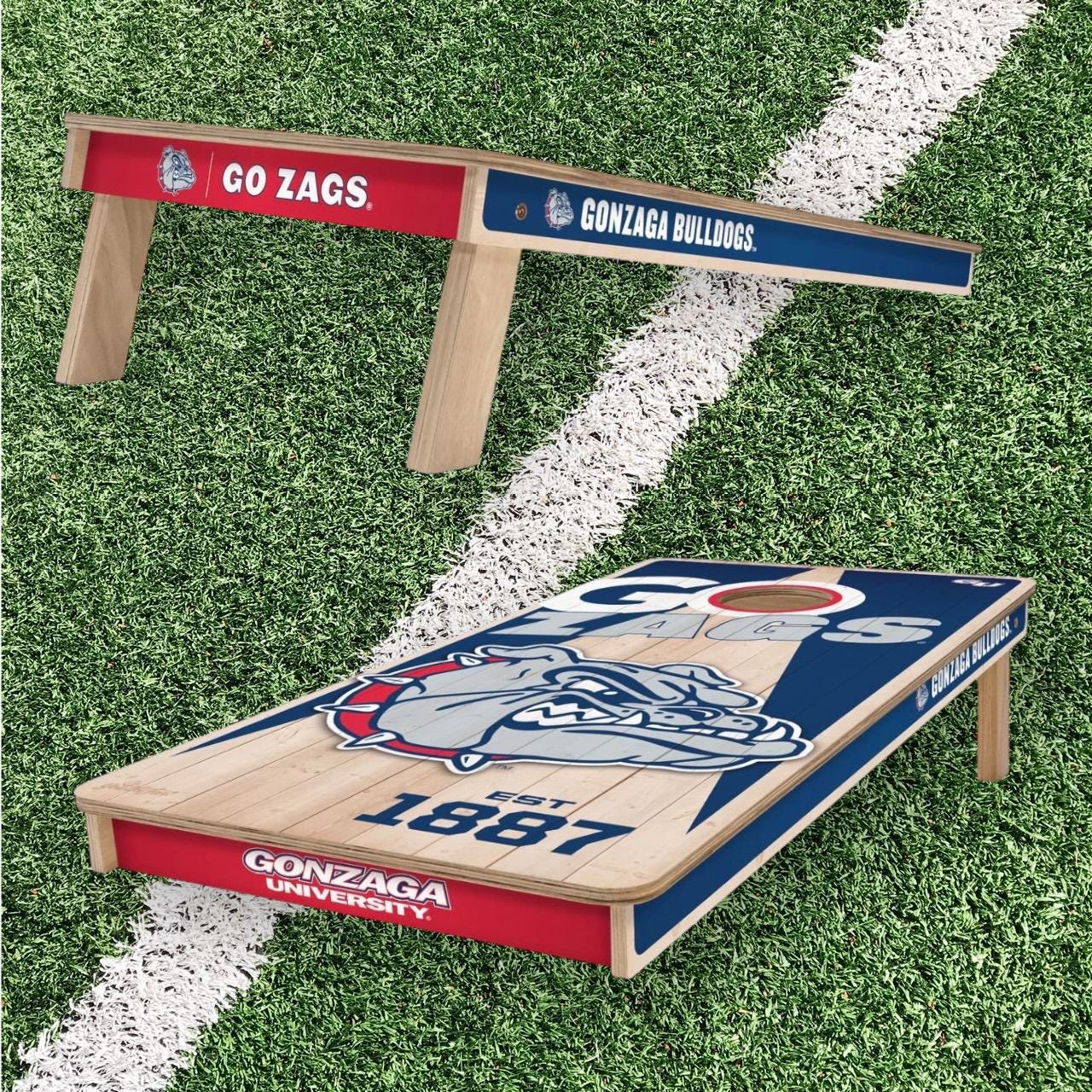 Gonzaga Bulldogs Cornhole Boards 2x4 (Officially Licensed)