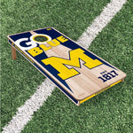 Load image into Gallery viewer, Michigan Wolverines Cornhole Boards 2x4 (Officially Licensed)
