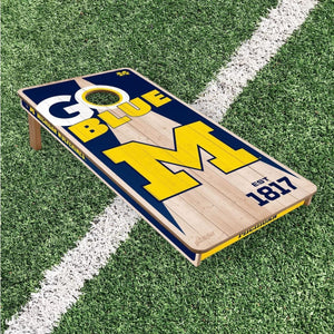 Michigan Wolverines Cornhole Boards 2x4 (Officially Licensed)