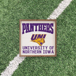 Load image into Gallery viewer, Northern Iowa Panthers Artwork | Northern Iowa Panthers Wall Art (Officially Licensed)Square
