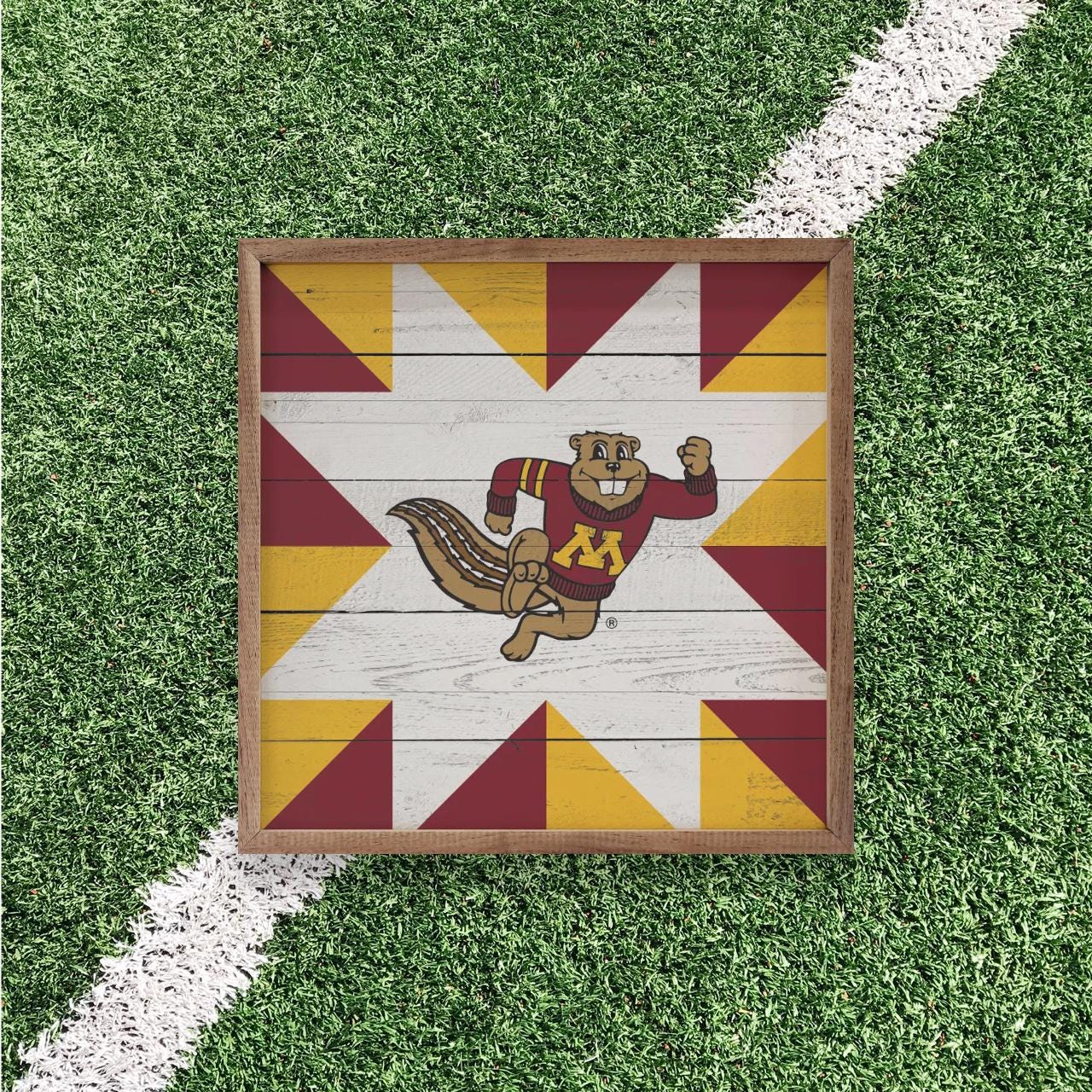 Minnesota Gophers Artwork | Minnesota Gophers Wall Art (Officially Licensed)Square