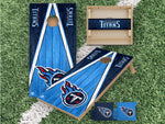 Load image into Gallery viewer, Tennessee Titans Cornhole Boards 2x4 | Officially Licensed
