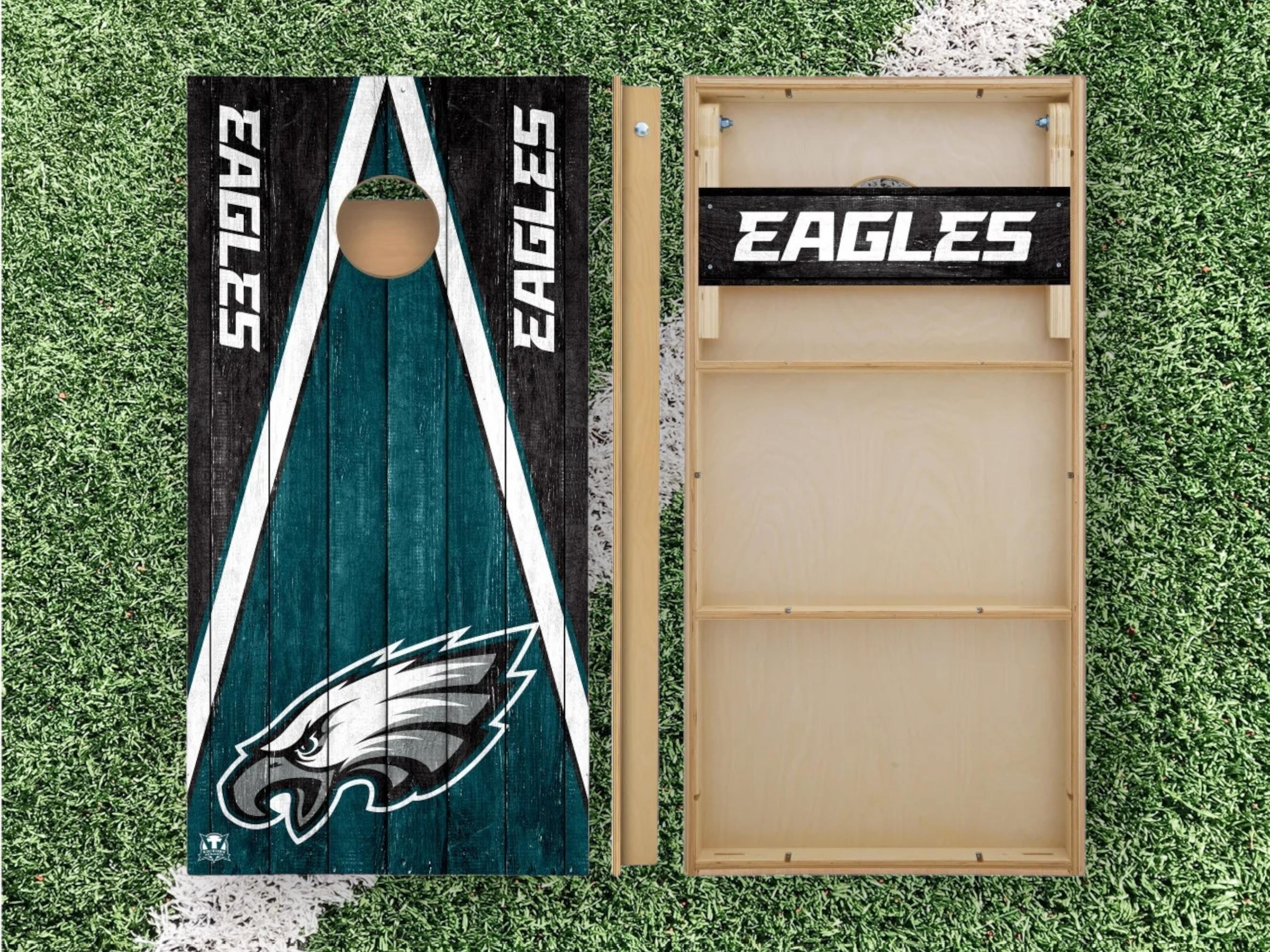 Philadelphia Eagles Cornhole Boards 2x4 | Officially Licensed