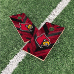 Load image into Gallery viewer, Louisville Cardinals Cornhole Boards 2x4 Officially Licensed
